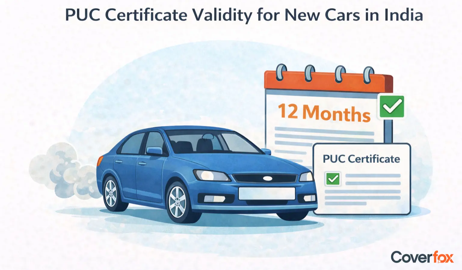 PUC Certificate Validity for New Cars in India